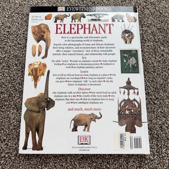Elephant by Ian Redmond -Hardcover - Picture 4 of 4